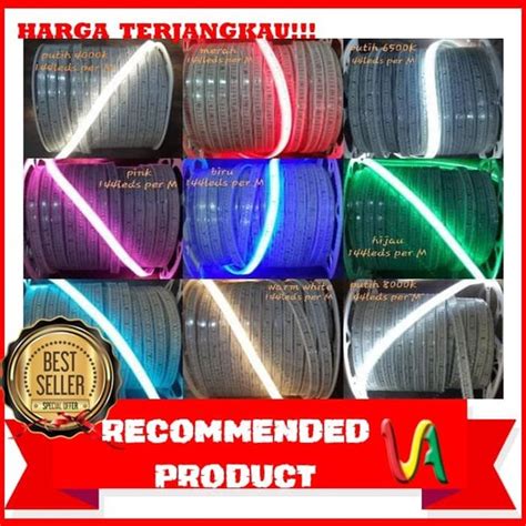 Untuk lebih cepatnya maka kita kalikan saja harga per meter panjang dengan total panjang per m3 yaitu 69,44444m. Harga Lampu Led Strip Per Meter
