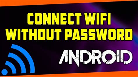 How to connect to wifi without password on android. How To Connect WIFI Without Password In Android | WIFI ...