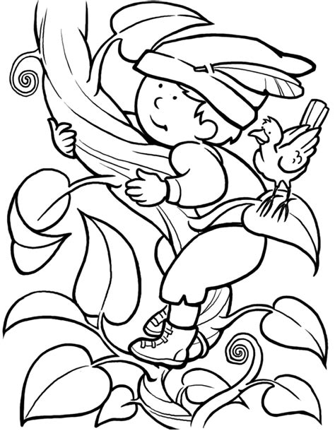 Giant coloring, 42 best jack and the beanstalk jaspers beanstalk images on preschool fairy tale, beanstalk coloring clip art at vector clip art online royalty public domain, coloring 46 splendi santa and reindeer coloring santa. des contes célèbres pour les enfants - Jack et le haricot ...