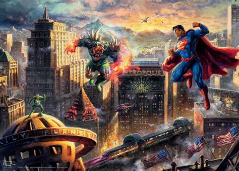 See all books authored by thomas kinkade, including the christmas angel, and a new leaf: Superman: Man of Steel Jigszzw Puzzle (Thomas Kinkade DC ...