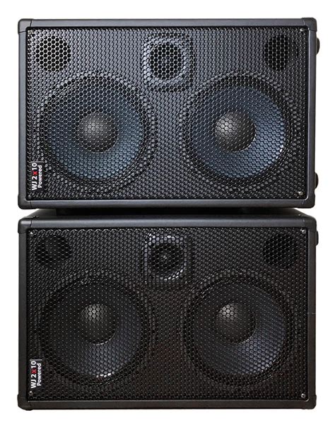 This design allows for a slim cabinet with the full impact of a conventional subwoofer without the bulky size. WJ 2×10 Powered Bass Cabinet - Wayne Jones AUDIO