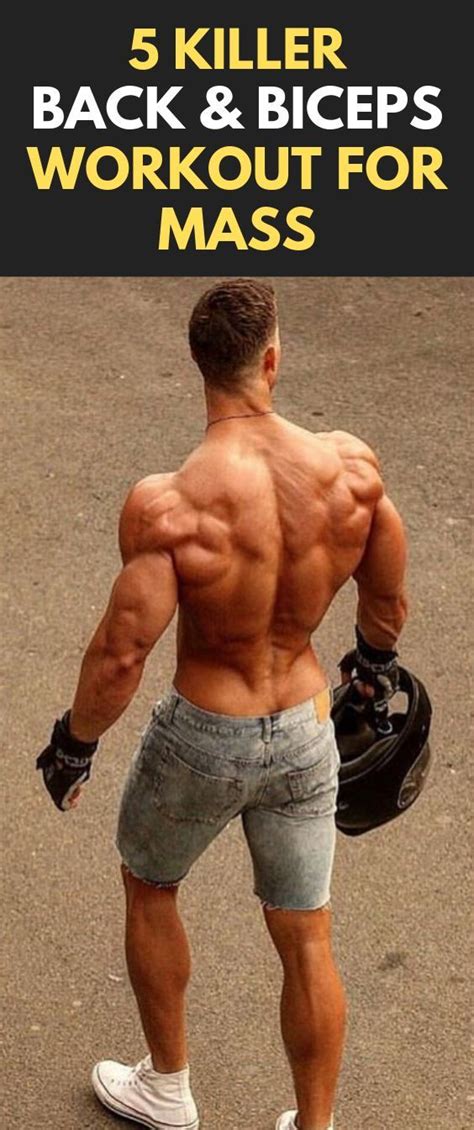 Novice bodybuilders gained 600% more muscle; 5 Killer Back & Biceps Workout for Mass #fitness # ...