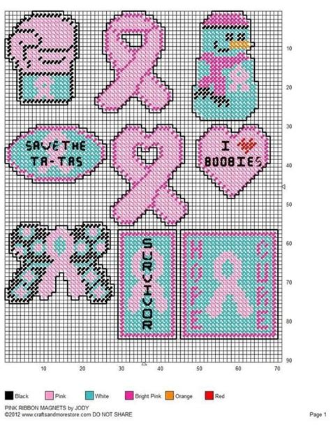 Get unlimited access to hundreds of free patterns. 24 best Plastic Canvas Awareness Ribbons images on ...