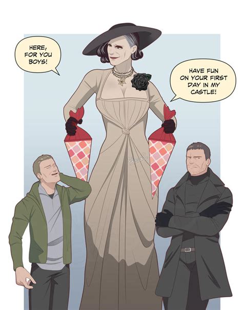 Check out amazing lady_dimitrescu artwork on deviantart. Resident Evil 8 Tall Vampire Lady Meme - Village ...