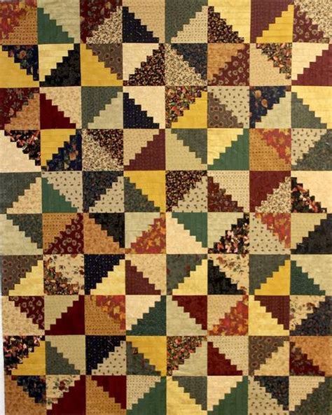 Personalize this quilt with your own color scheme. Pin on Split Log Cabin