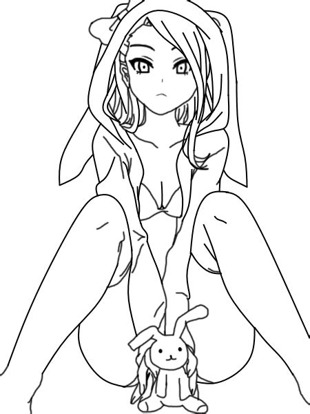 29 special how draw hoodies. Bunny Hoodie Lineart by salamandershadow on DeviantArt