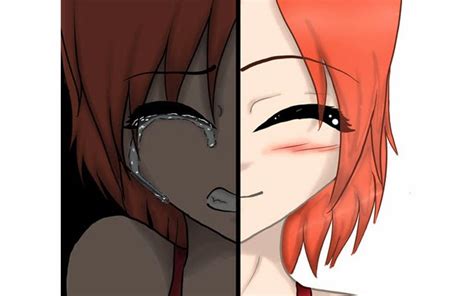 .gambar anime romantis terpisah, gambar anime menangis hd, gambar anime senyum tapi sumber gambar : Foto Anime Senyum Sedih - gambar status lucu wa