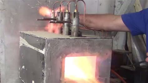 This oven is large enough to heat treat multiple large blades at once and can. Propane forge/heat treat oven build for annealing hardening and tempering - YouTube