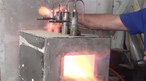 Diy knifemaker s info center heat treatment oven project 19. Propane forge/heat treat oven build for annealing hardening and tempering - YouTube