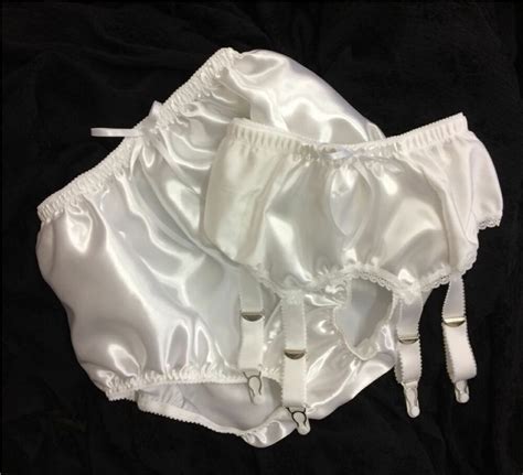 From a 1984 jc penney sales catalog. White Satin Panties & Suspender/Garter Set | eBay
