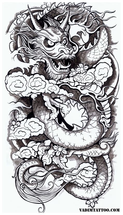 45 Chinese Dragon Tattoo Designs and Meanings See more ideas about dragon drawing, dragon, dragon art.