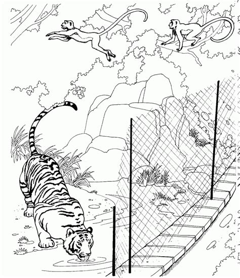 Zoo animals for kids coloring pages are a fun way for kids of all ages to develop creativity, focus, motor skills and color recognition. Free Printable Zoo Coloring Pages For Kids