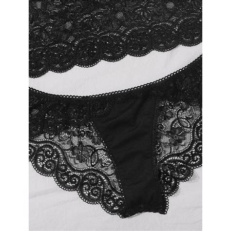 Watch short videos about #peeyourpantschallenge on tiktok. 3Pcs Sexy Sheer Floral Lace Sling Lingerie Set And Pink ...