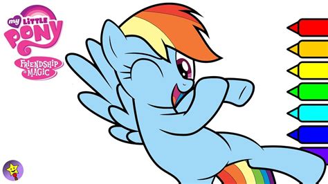 Explore my little pony characters rainbow dash coloring page for kids of all ages to develop creativity, focus, motor skills, and color recognition. MLP My Little Pony Coloring Book MLPFiM Rainbow Dash ...