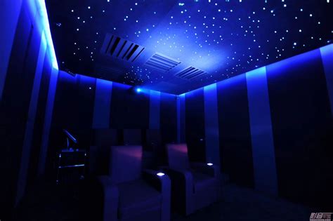 Welcome to the world of custom ceilings with your own personal design. Fiber Optic Starry Night Ceiling | Home cinemas, Sky ...