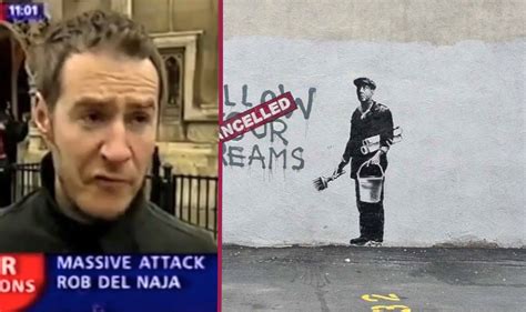 Banksy's style is characterized by its dark humor and an iconic stenciling technique. real face Banksy it's Massive Attack member named Robert ...