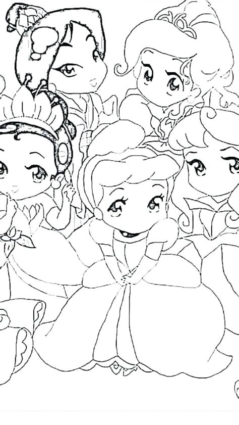 Cute little ariel with grimbsby disney princess coloring pages ariel coloring pages cute coloring pages princess coloring … Disney Baby Princess Coloring Pages at GetDrawings | Free ...