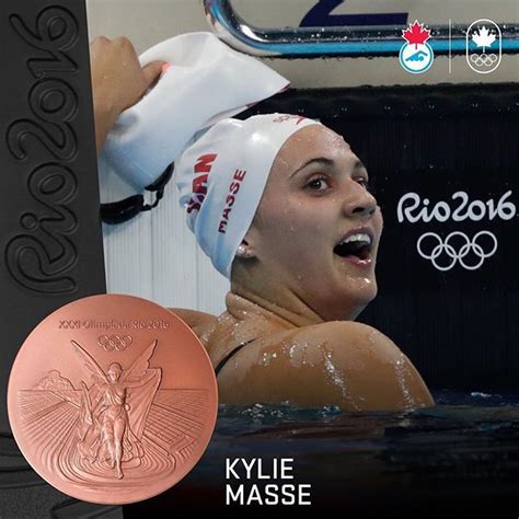 She tied for the bronze medal at the 2016 summer olympics in 100 m backstroke. Another 🏊🏻 medal! @kyliemasse has delivered bronze for # ...