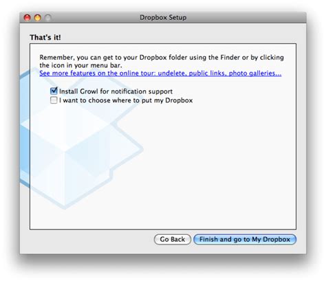 Dropbox for the mac simplifies sharing files with another device. Dropbox for Mac - Download