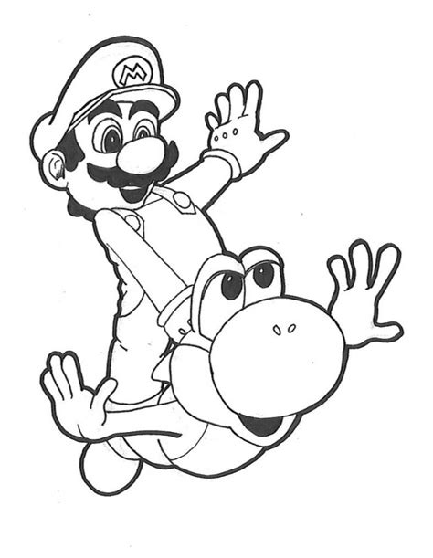 You don't have to wait your turn. Coloriage Mario Bros Yoshi dessin gratuit à imprimer