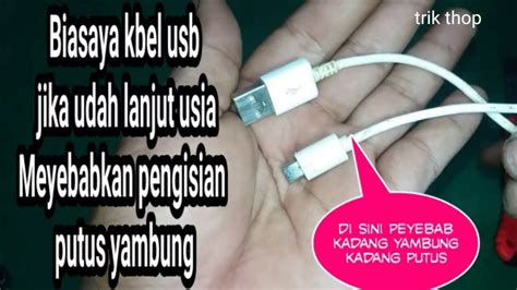 Kabel charger hp dan laptop itu menggunakan kabel rambut/ sebarut yang sangat rentan sekali putus. Kabel Charger Hp Putus - KABELIAU