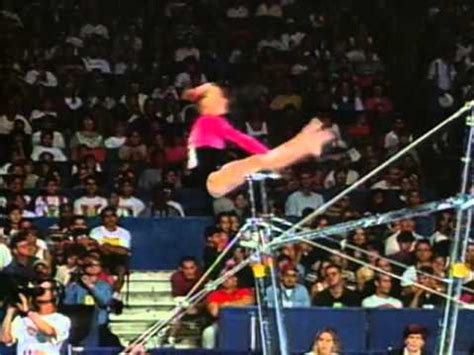 She is one of only a handful of female gymnasts to attempt and successfully complete the 'mo salto'. Jaycie Phelps - Uneven Bars - 1995 U.S. Gymnastics ...