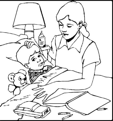 Simply do online coloring for kindness is jesus healing people coloring pages directly from your gadget, support for ipad, android tab or using our web feature. عيادة المريض | Sick kids, Kids health, Coloring pages