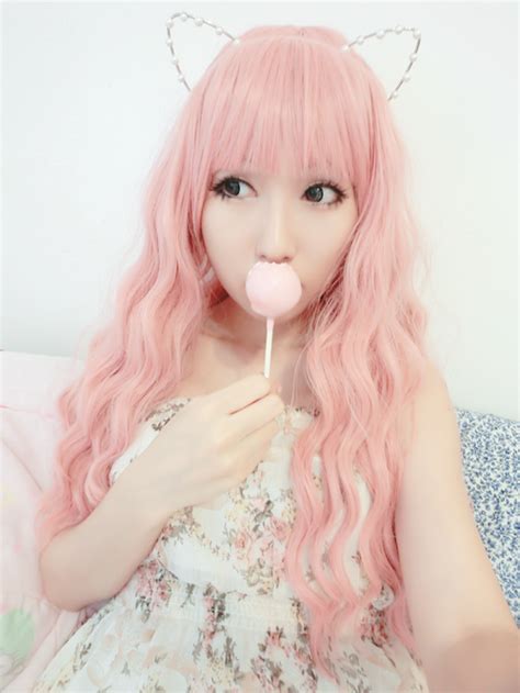 Hair accessory, hun, bun, pink hair, long hair, pastel. pink hair ^o^ | via Tumblr - image #793443 by alroz on ...