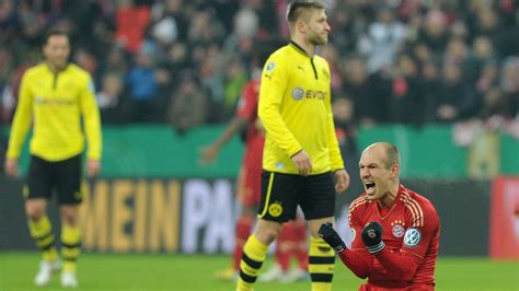 Although they had 15 attempts but at the end dortmund was far superior! Coupe d'Allemagne : Arjen Robben propulse le Bayern en ...