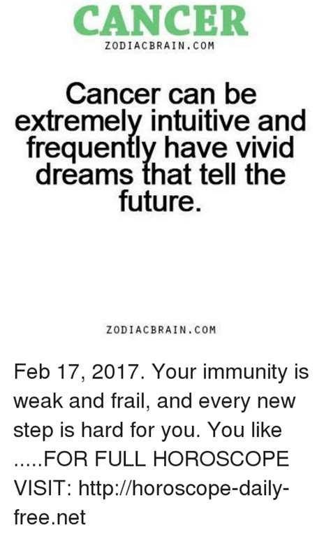 Mental disorders drugs disorders that mainly affect the brain bodywide disorders that also affect the brain. CANCER ZODIAC BRAIN COM Cancer Can Be Extremely Intuitive ...