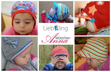 Ob kunterbunter jersey, cooles karo oder seidige spitze. Mützchen Anna {Freebook} (Liebeling) | Mütze kinder ...