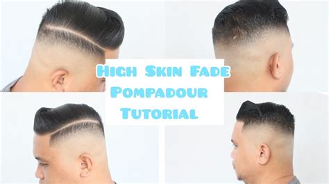 Start by choosing the right guard size for your fade line. HAIRCUT :::HIGH SKIN FADE POMPADOUR 😎 TUTORIAL STEP BY ...