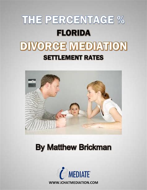 Learn how to become a mediator, and discover the requirements to pursue a rewarding career in conflict resolution and mediation. The Percentage - Florida Divorce Mediation Settlement ...