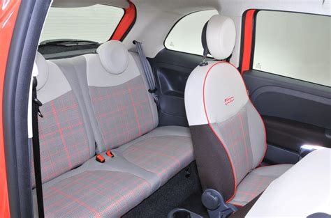 Fiat's subcompact 500 … is roomier up front than you might expect, and just as tight in back as it looks. Fiat 500 Abarth: Fiat 500 Abarth Back Seat