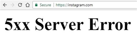 The error page was only reporting server error. Instagram website and app go down with users unable to log ...