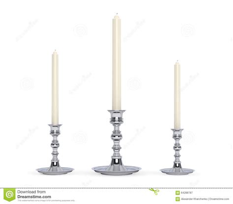 Alle zilveren kleur kaarsen online voor je op een online kaarsenpagina. Zilveren Kandelaars Met Kaarsen Stock Afbeelding ...