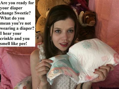 Collection by sissy diaper baby. Pin by James lockard on Diaper girl | Humiliation captions ...