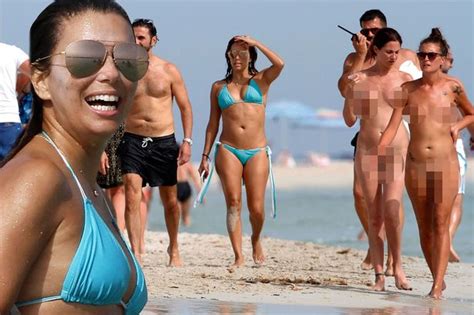 Hot black amateur couple sex. Eva Longoria strolls along NUDE beach but seems oblivious ...