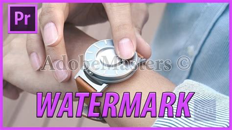 Next, drag and drop the effect over the clip on the timeline. How to Create a Watermark in Adobe Premiere Pro CC (2018 ...