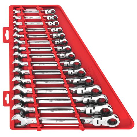 Maybe you would like to learn more about one of these? Milwaukee 48-22-9413 15-Piece SAE Flex Head Ratcheting ...