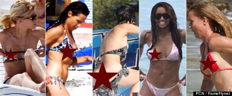Big dick, big tits, blonde, hardcore, pornstar, reality, hd tags: Celebrity Bikini Malfunctions Expose Stars On The Beach ...