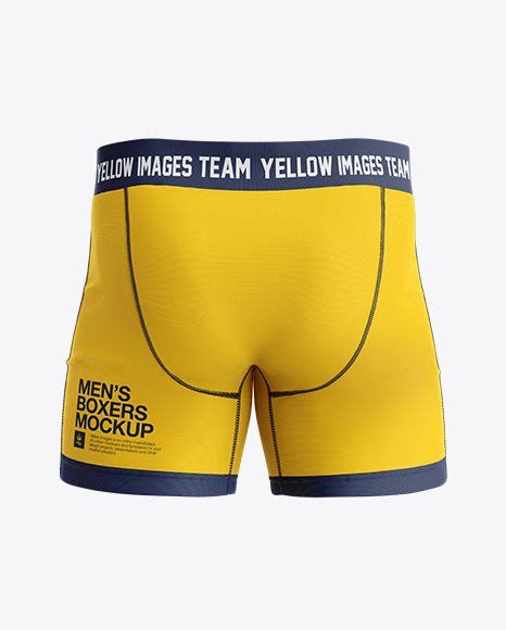 Download Boxer Briefs Mockup - Back View | Clothing mockup, Shirt ...