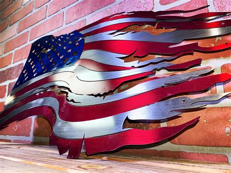 Let's join, fullhd movies/season/episode here! 18" Distressed American Battle Flag - Raven Steelworks