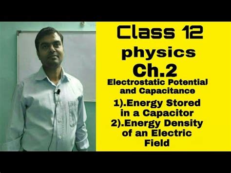 11.1 current and energy transport. Energy Stored in a Capacitor, Energy Density of an ...