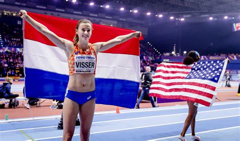 Nadine visser of the netherlands competes and wins the 100m hurdles. Nadine Visser breekt door met brons: 'Dit is bizar' | Foto ...