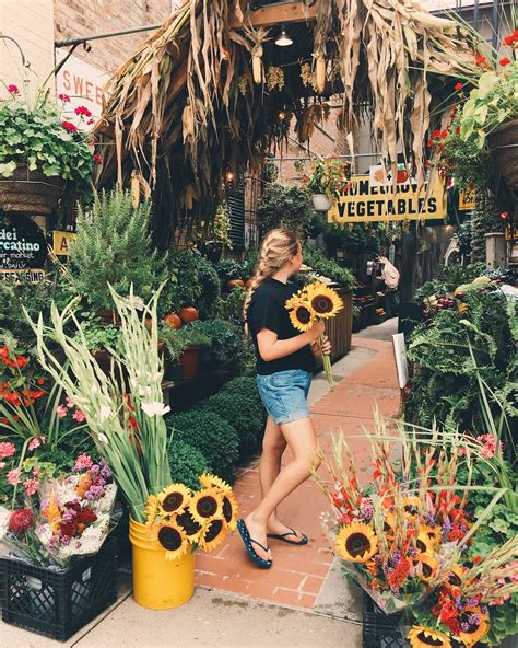 Farmers market flowers near me. I love sunflowers☺️ my mom took these of me when we were ...