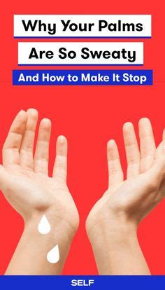 In a report done ten years ago, it is believed that 28 million people in the world suffer from sweaty hands. how to get rid of sweaty hands and feet? | beauty in 2019 ...