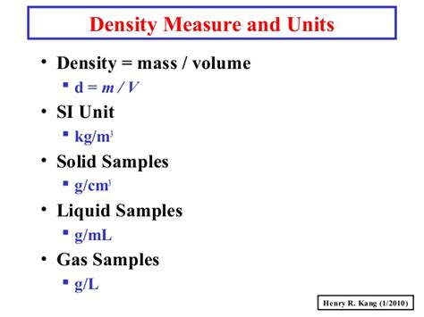 An appropriate si unit for density would be g/cm^3it would be cubedansweras density is defined as mass per unit volume, its si unit of measurement would be the kilogram per cubic metre(kg/m3). GC-S003-Measurement