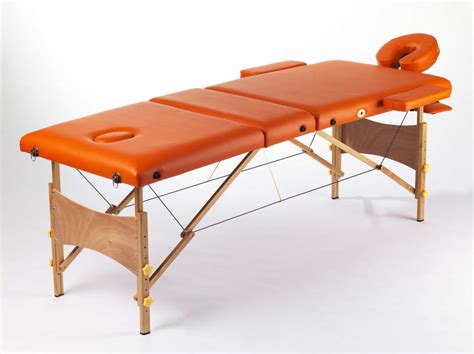 Aluminum folding table 186 x 66 cm (12.54 x 25.74 in) with accessories included. Portable massage tables - Iskra Medical