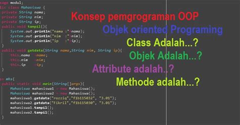 Maybe you would like to learn more about one of these? #1 Belajar PBO java :Pengertian Class Dan Object - Balog 18